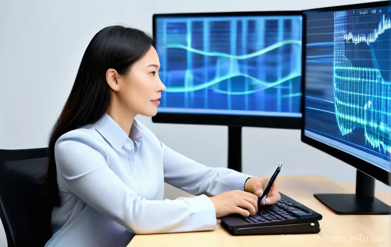 번역사 자격증 비용과 투자 가치 - **Prompt:** A dedicated male translator in his early 30s, wearing smart casual clothing (a neat butt...