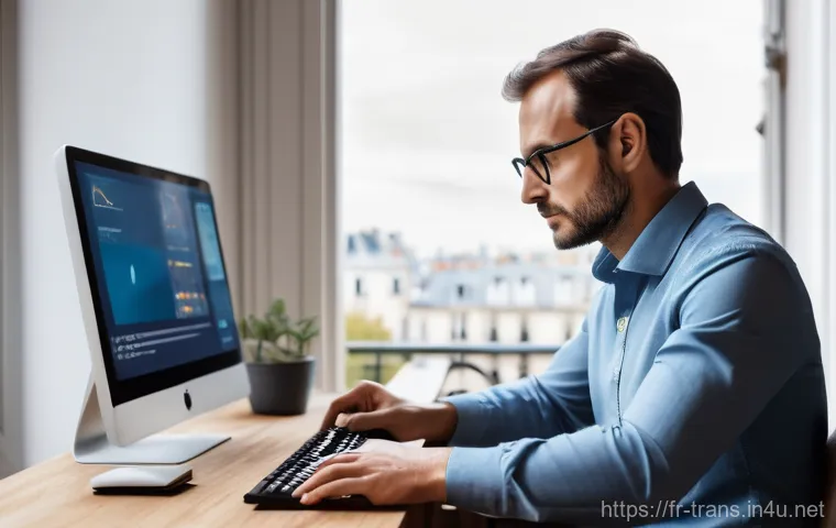 번역사 자격증으로 경력 전환 성공하기 - A diverse group of five French translation professionals, including men and women aged from late 20s...