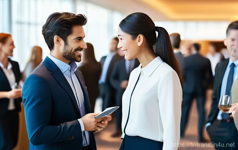 번역사 자격증 준비의 시작점 - **Prompt:** A focused and diligent male translator in his early 40s, deeply engrossed in study. He i...